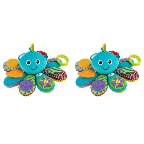 2PK Lamaze 22x21cm Octivity Time Activity Plush Toy Baby/Toddler 6m+