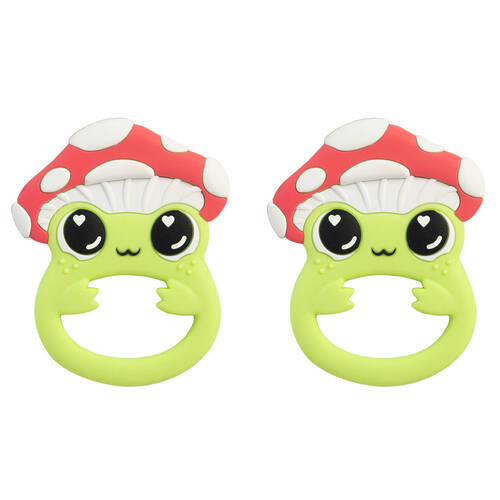 2PK Lamaze Finlee The Frog Silicone Teether Newborn/Baby 0m+