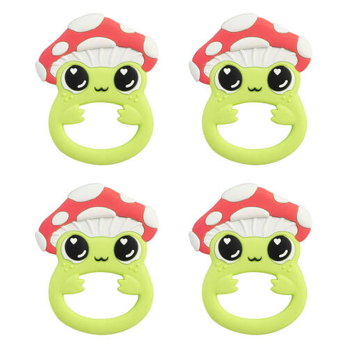 4PK Lamaze Finlee The Frog Silicone Teether Newborn/Baby 0m+