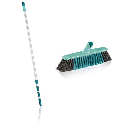Leifheit Telescopic Handle And Allround Broom Head 40cm