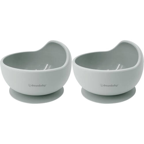 2PK Dreambaby Scoop Suction Baby Food Serving Bowl Seafoam 8x118cm
