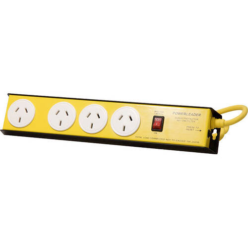 4 WAY METAL POWERBOARDHEAVY DUTY POWERTOUGH