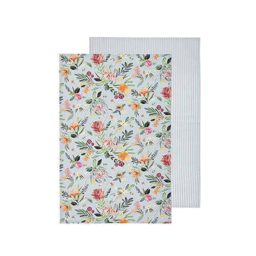 2pc Ladelle Esperance Kitchen Cleaning Towel Multi-Purpose Cloth Reusable