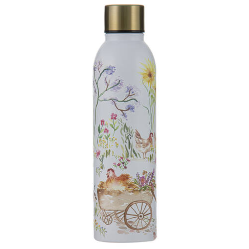 Ashdene Garden Hens Drinking Bottle Water Flask Tumbler 6.8x24.5cm