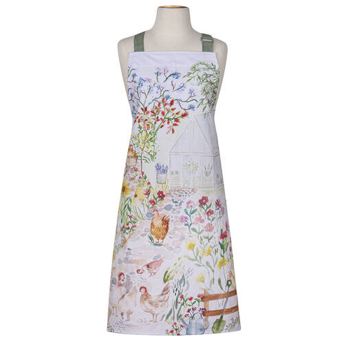 Ashdene Garden Hens Kitchen Household Cooking Baking Apron 70x89cm