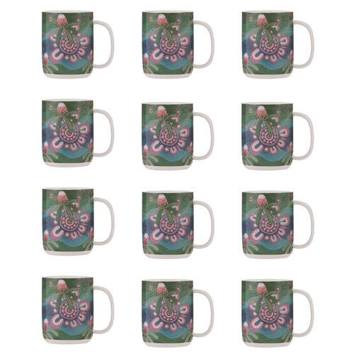 12PK Ashdene Spirit Land Beauty In Country Kitchen New Bone China Drinking Mug 400ml