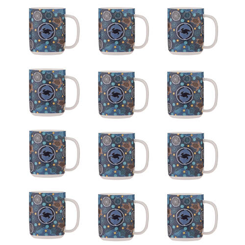 12PK Ashdene Spirit Land Harmony In The Waters New Bone China Drinking Mug 400ml