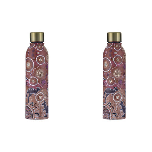2PK Ashdene Spirit Land Hunting At Sunset Stainless Steel Drink Bottle Tumbler 500ml