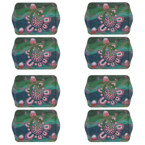 4x 2pc Ashdene Spirit Land Beauty In Country Scatter Tray Organiser 21x14.2cm