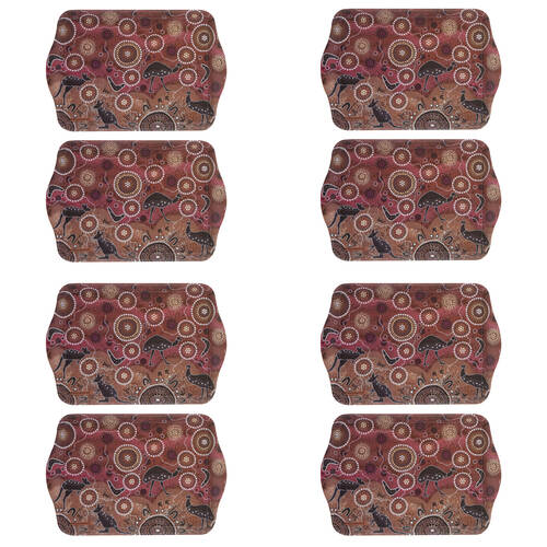 4x 2pc Ashdene Spirit Land Hunting At Sunset Scatter Tray Organiser 21x14.2cm