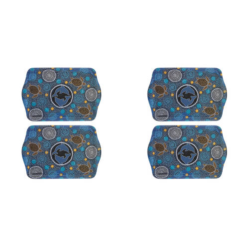 2x 2pc Ashdene Spirit Land Harmony In The Waters Scatter Tray Organiser 21x14.2cm