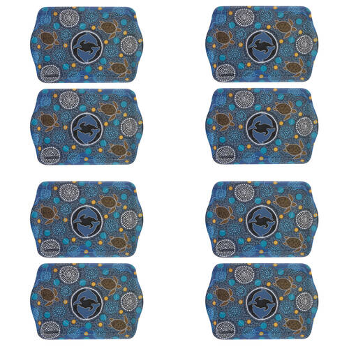 4x 2pc Ashdene Spirit Land Harmony In The Waters Scatter Tray Organiser 21x14.2cm