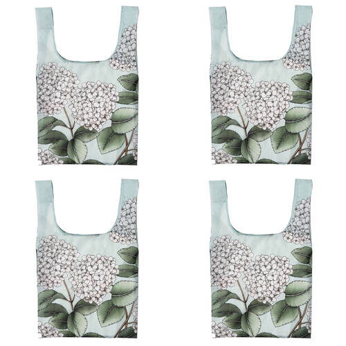 4PK Ashdene Secret Garden Grocery Storage Market Shopping Bag 36x64cm Mint