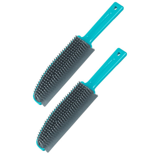 2x Beldray Pet Plus Non-Scratch TPR Upholstery & Sofas Brush Turquoise