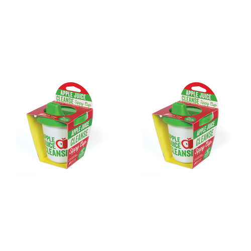2PK Gamago Apple Juice Cleanse 207ml Sippy Cup Baby/Toddler Drinkware 6m+
