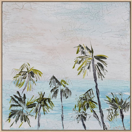 Rayell The Artist Lab Kristie Vaughan 60x60cm Wall Art - Palm Beach