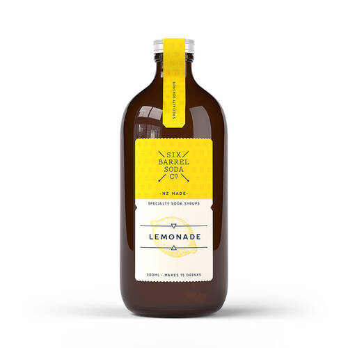 Six Barrels Soda 500ml Lemonade Soda Syrup