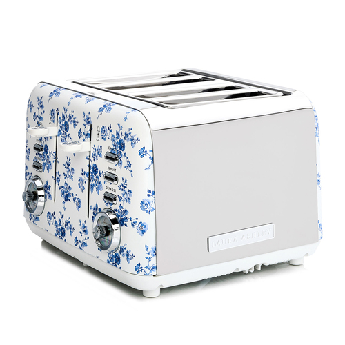 Laura Ashley 4 Slice Bread Toaster Stainless Steel - China Rose