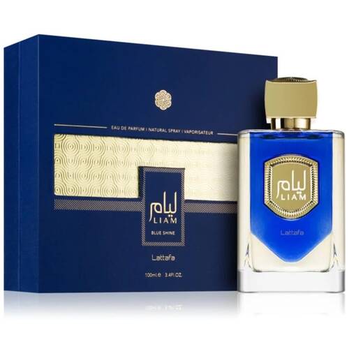 Lattafa Liam Blue Shine Unisex Fragrance EDP Eau De Parfum Spray Bottle 100mL