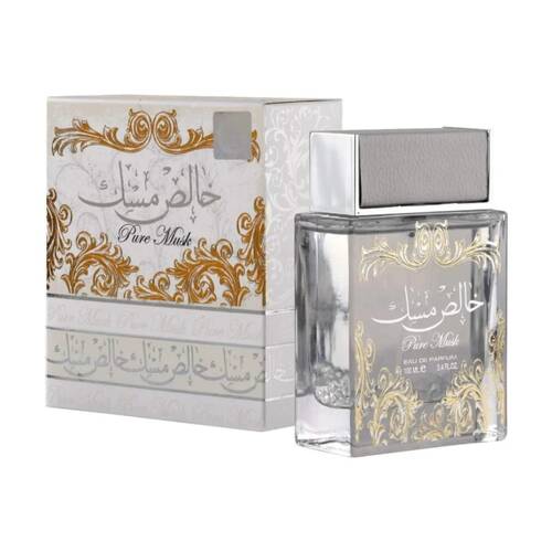 Lattafa Pure Musk Unisex Fragrance EDP Eau De Parfum Spray Bottle 100mL