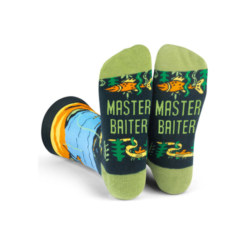 Lavley Master Baiter Novelty Unisex Socks Crew Length