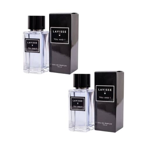 2PK Lavisse You And I EDP Eau De Parfum Spray For Women 100ml