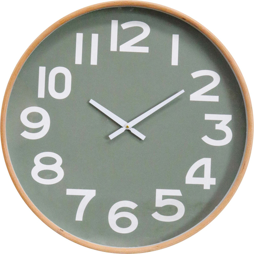LVD Winterglass Pear Hanging Wall Clock Analogue 53cm Round Decor