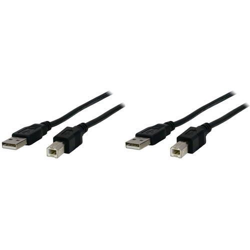 2PK PRO.2 USB-A Male to USB-B Male Plug 2m Cable for Printers