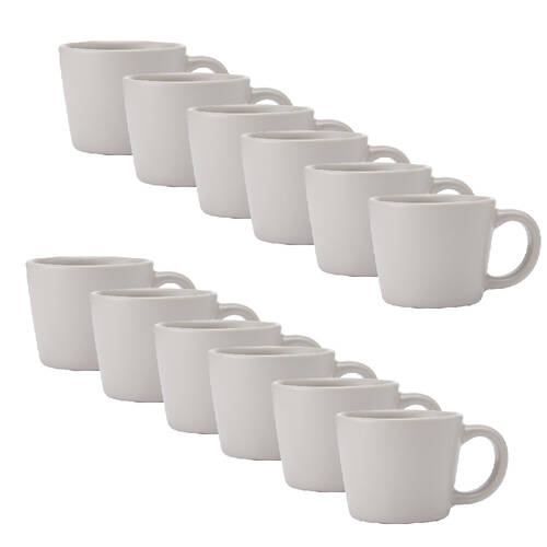 12PK La Cafetiere Ceramic Coffee Espresso Drinking Cup Mug 8x8x5cm Latte