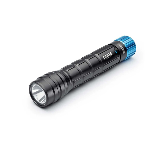 Core 1000 Lumen Rechargeable 16.5cm Aluminium Flashlight - Black