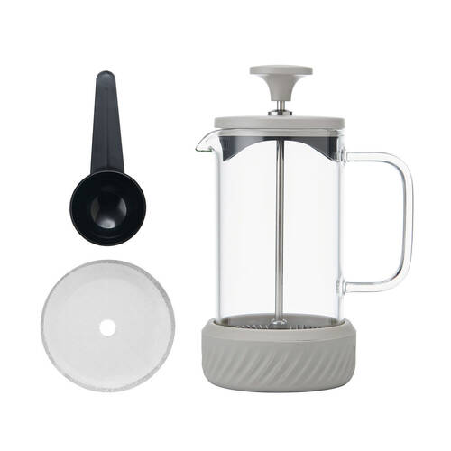3pc La Cafetiere Zero 3-Cup No Mess French Press 350ml - Latte