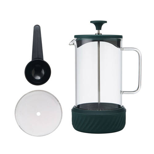 3pc La Cafetiere Zero 8-Cup No Mess French Press - Green