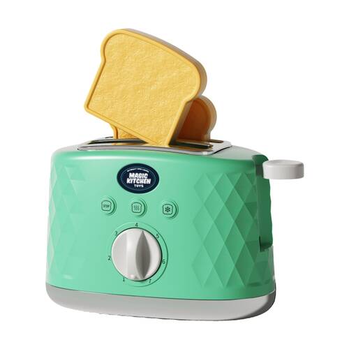 Magic Kitchen Interactive Toaster Kids Pretend Play Toy Set 3y+