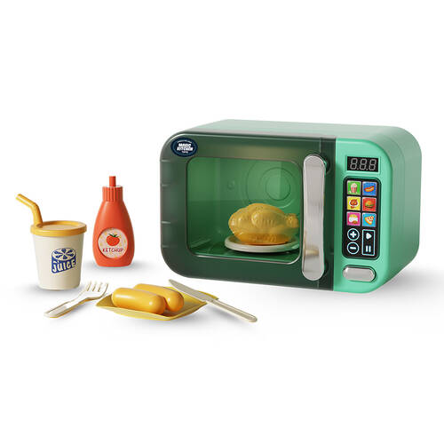 Magic Kitchen Interactive Colour Changing Microwave Pretend Play Kids Toy 3y+