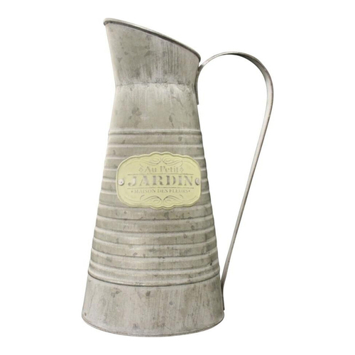 LVD Metal 32cm Metal Jug Jardin Decorative Container Large