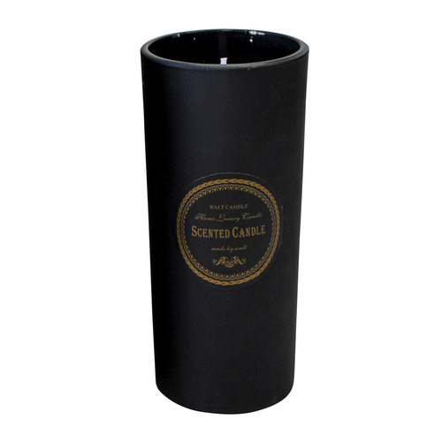 LVD Glass/Wax 13.5cm Scented Tealight Candle Home Fragrance - Black