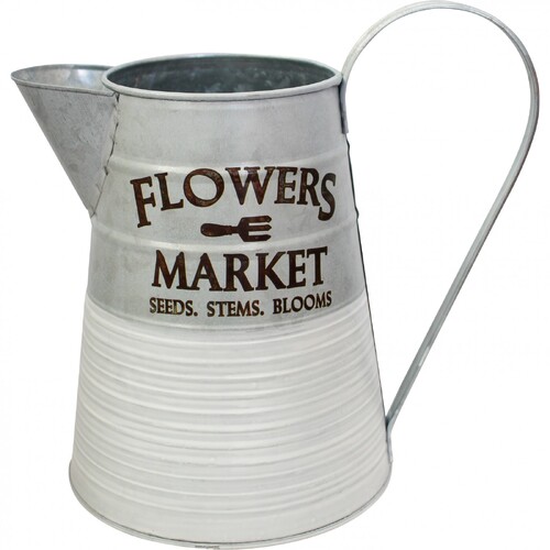 LVD Metal 26cm Flowers Market Watering Jug
