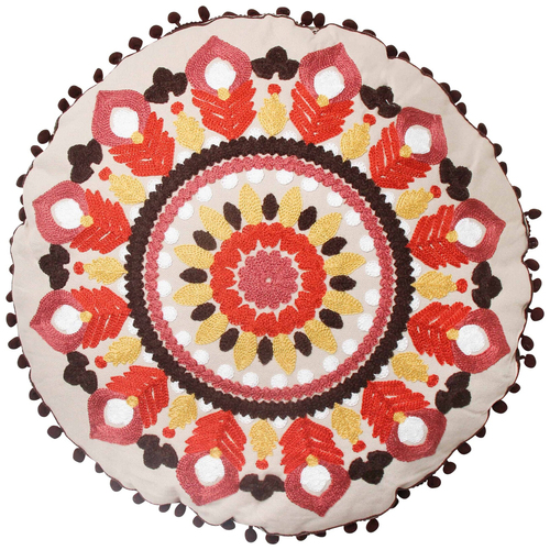LVD Cushion Pillow Fields Home/Lounge Decor 45cm Round