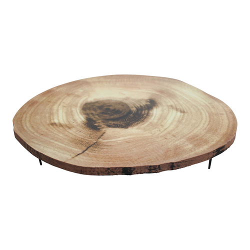 LVD Wood Log 35x8cm Display Stand Round Large - Natural
