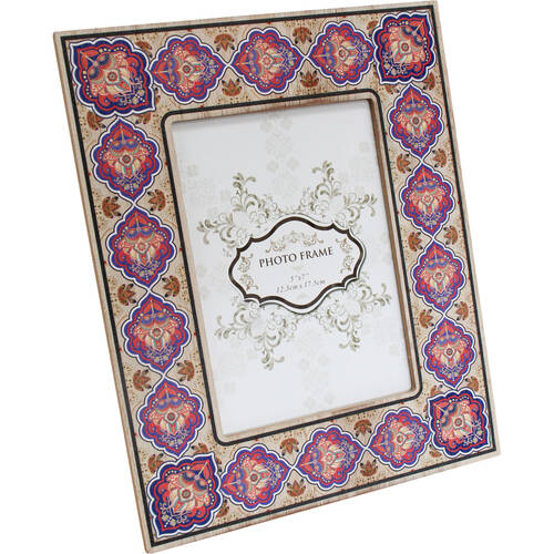 LVD Wooden Glass Picture/Photo Decor Frame 5x7 21.5x26.5x1.5cm Sari