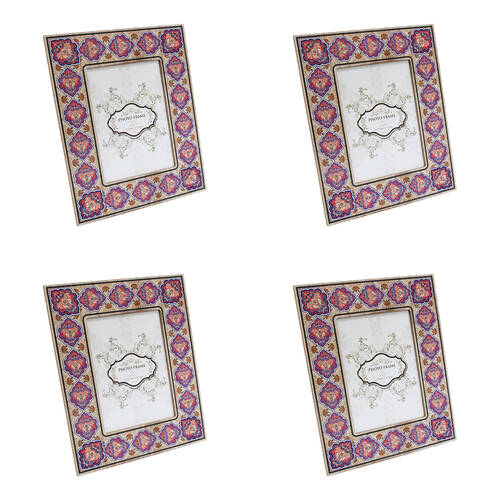4PK LVD Wooden Glass Picture/Photo Decor Frame 5x7 21.5x26.5x1.5cm Sari