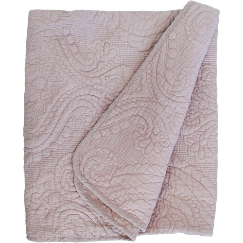  180x220cm Quilted Throw/Bedspread Coverlet Bed Blanket Rouge