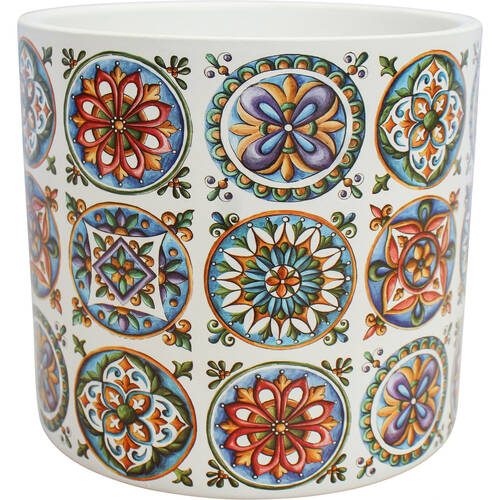 LVD Ceramic Outdoor Decorative Planter Pot Amira 13x12cm Multicoloured