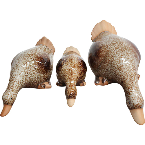 3pc LVD Ceramic Ornament Drinking Ducks Decorative Home Decor