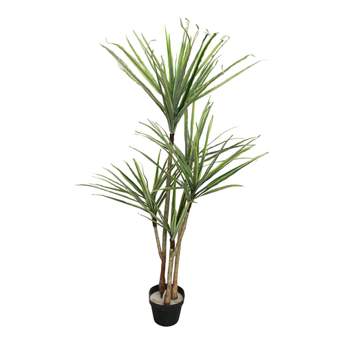 LVD Potted 130cm Yucca Large Artificial Faux/Fake Plant - Green