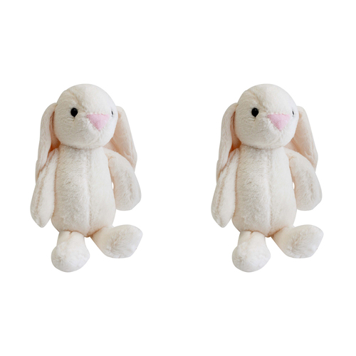 2PK LVD Rabbit 27cm Plush Toy Kids/Children Stuffed Animal Small - Cream