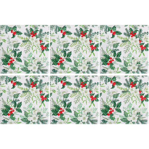 6x 4pc LVD Trivet Vintage Green Decorative Tableware/Serveware Home Kitchen