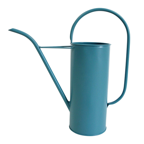 LVD Metal Garden Plant Watering Can Tall Sky Blue 31x10x32cm