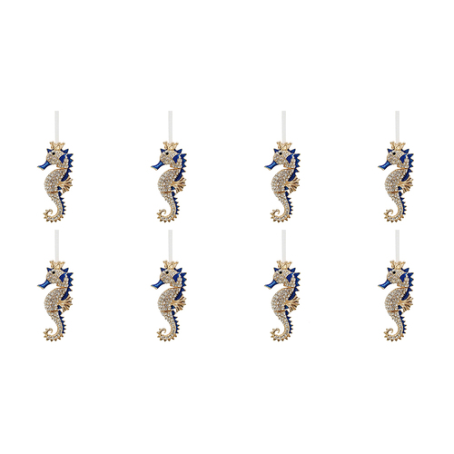8PK LVD Ornament Elegant Seahorse Decorative Sculpture Home/Lounge Decor