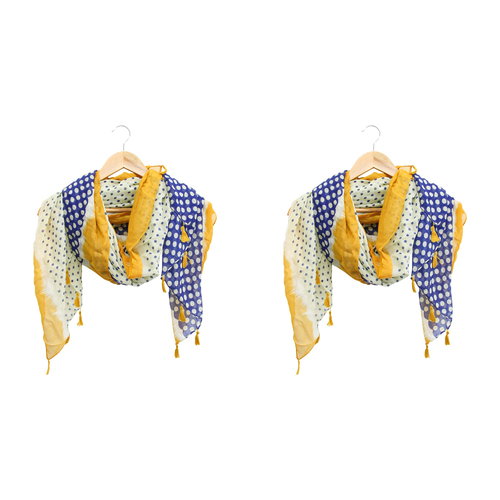 2PK LVD Scarf Sarong Sadie Themed Stylish Womens Fashion